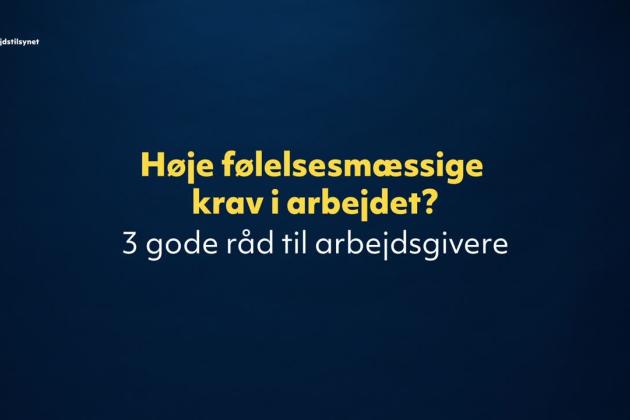 Arbejdstilsynet kampagne